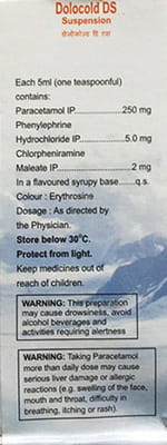 Dolocold Ds Bottle Of 60ml Suspension