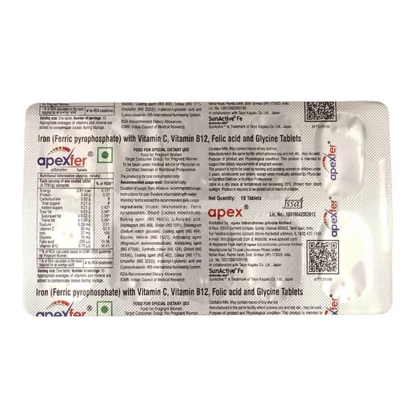 Apexfer Strip Of 10 Tablets