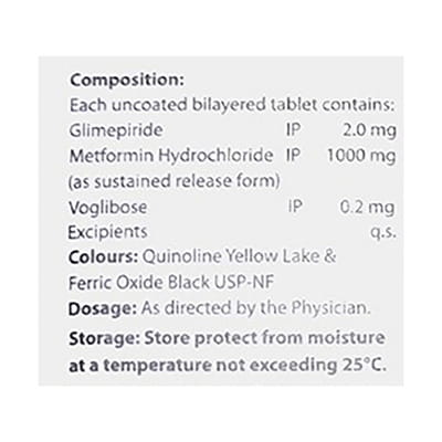 Dailyvog Gm 2mg Forte Strip Of 10 Tablets