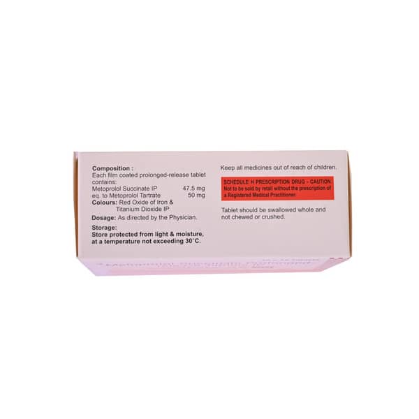 Cardibeta Xr 50mg Strip Of 10 Tablets
