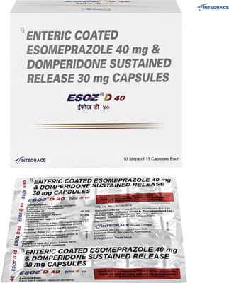Esoz D 40mg Strip Of 15 Capsules
