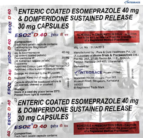 Esoz D 40 Capsule