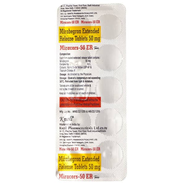 Miracors Er 50Mg Strip Of 10 Tablets