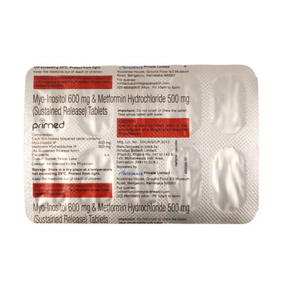 Primed Strip Of 10 Tablets