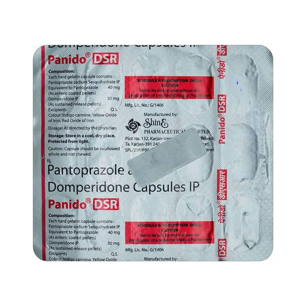 Panido Dsr Strip Of 15 Capsules