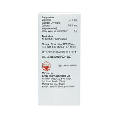 Nepatop Clear Bottle Of 5ml Eye Drops