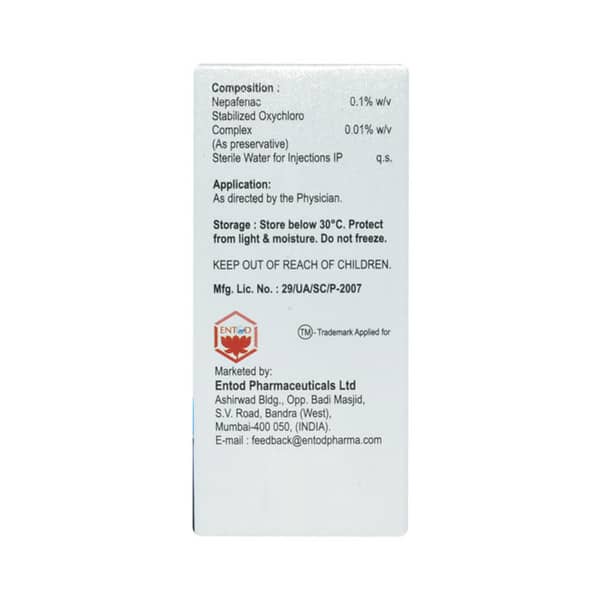 Nepatop Clear Bottle Of 5ml Eye Drops