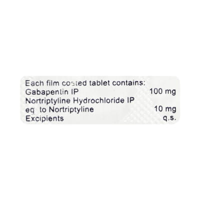 Gabagesic Nt 100/10mg Strip Of 10 Tablets