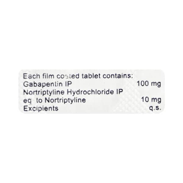 Gabagesic Nt 100/10mg Strip Of 10 Tablets