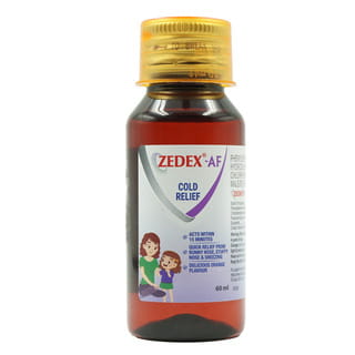 Zedex Af Delicious Orange Flavour Bottle Of 60ml Syrup