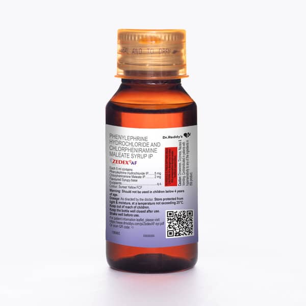 Zedex Af Delicious Orange Flavour Bottle Of 60Ml Syrup