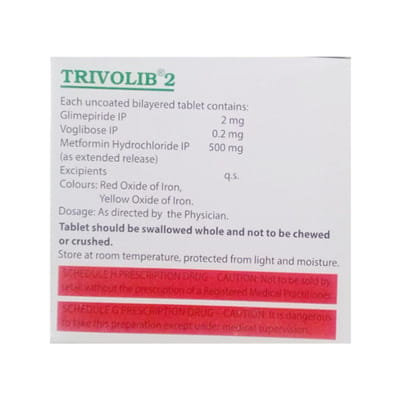 Trivolib 2mg Strip Of 15 Tablets