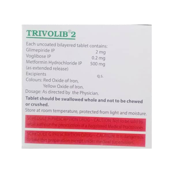 Trivolib 2mg Strip Of 15 Tablets