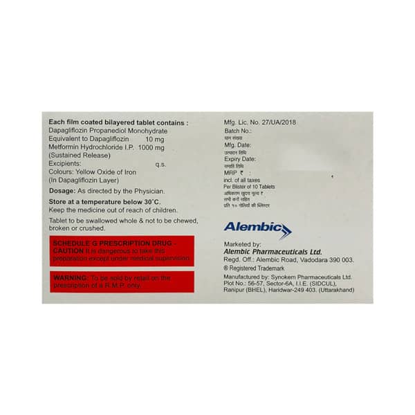 Donance M 1000Mg Strip Of 10 Tablets