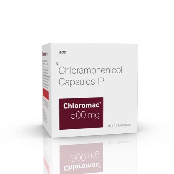 Chloromac 500Mg Strip Of 10 Capsules