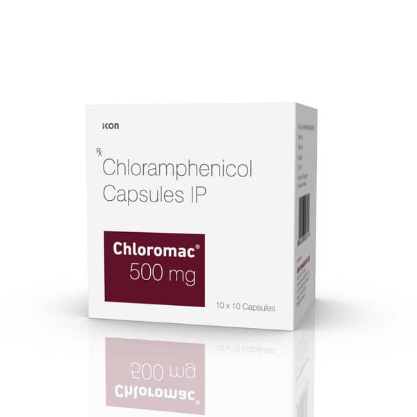 Chloromac 500Mg Strip Of 10 Capsules