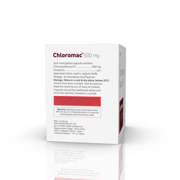 Chloromac 500Mg Strip Of 10 Capsules