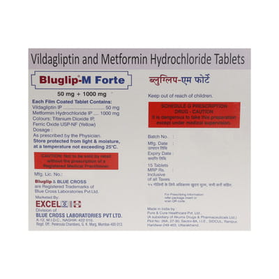 Bluglip M Forte Strip Of 15 Tablets