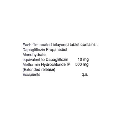 Dapagold M 10/500mg Strip Of 15 Tablets