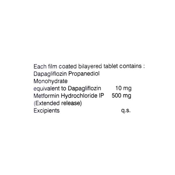 Dapagold M 10/500mg Strip Of 15 Tablets