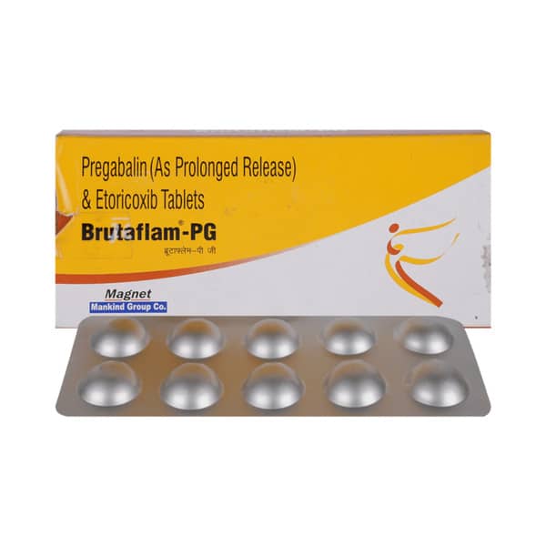 Brutaflam Pg Strip Of 10 Tablets
