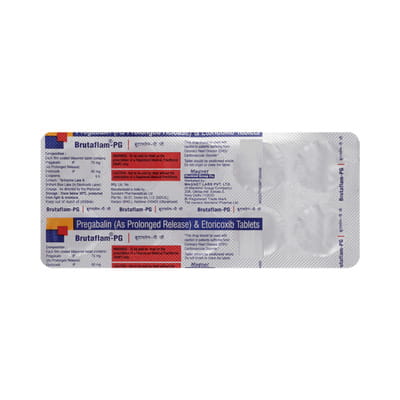 Brutaflam Pg Strip Of 10 Tablets