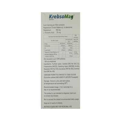 Krebsomag Pineapple Flavour Bottle Of 200ml Oral Liquid