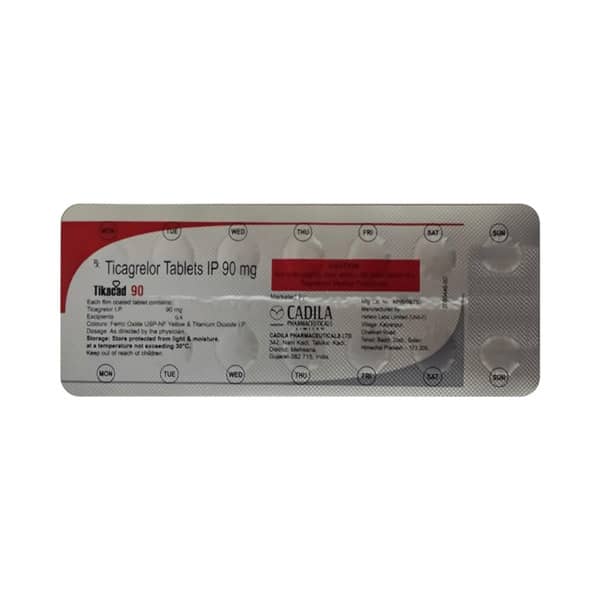 Tikacad 90mg Strip Of 14 Tablets