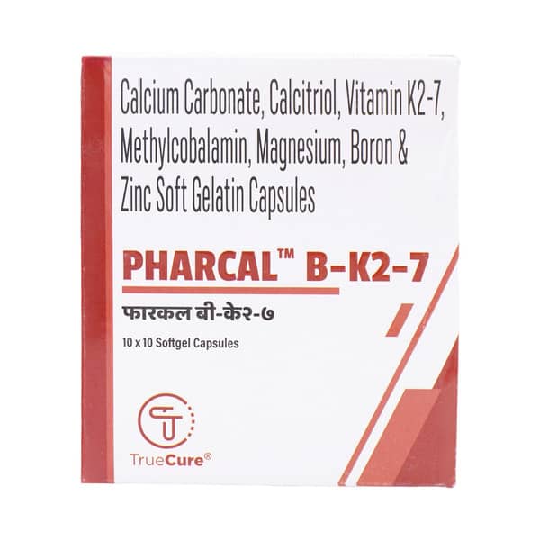 Pharcal B K2 7 Strip Of 10 Softgel Capsules