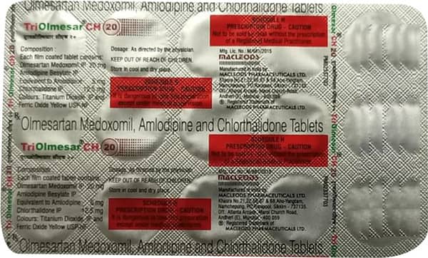 Triolmesar Ch 20mg Strip Of 15 Tablets