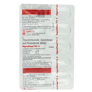 Signoflam Th 4Mg Strip Of 10 Tablets