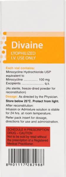 Divaine 100mg Dry Vial Of 1 Powder For Injection