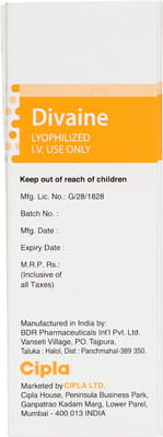 Divaine 100mg Dry Vial Of 1 Powder For Injection