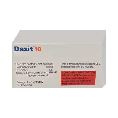 Dazit 10mg Strip Of 15 Tablets