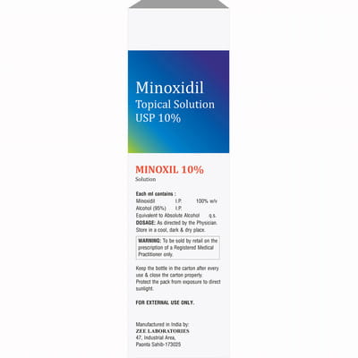 Minoxil 10% Bottle Of 60ml Skin Solution