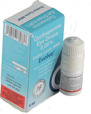 Evolve Cyclo Mnp Bottle Of 5ml Eye Drops