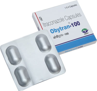 Obytran 100mg Strip Of 4 Capsules