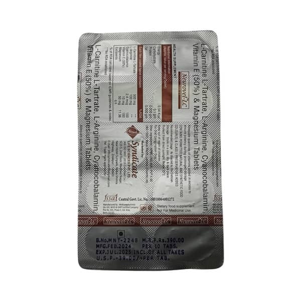 Neurovel Lc Strip Of 10 Tablets