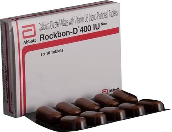 Rockbon D 400iu New Strip Of 15 Tablets