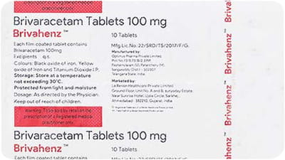 Brivahenz 100mg Strip Of 10 Tablets