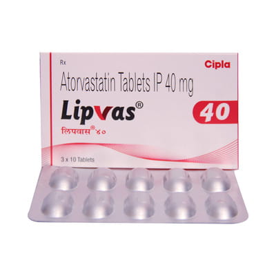 Lipivas 40 Mg Strip Of 10 Tablets