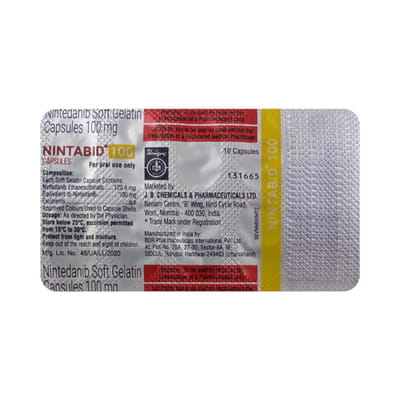 Nintabid 100mg Strip Of 10 Capsules
