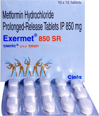 Exermet 850mg Sr Strip Of 15 Tablets