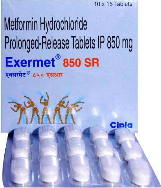 Exermet 850Mg Sr Strip Of 15 Tablets