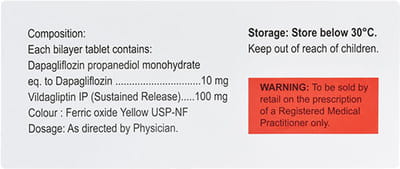 Zomelis D 10/100mg Strip Of 10 Tablets