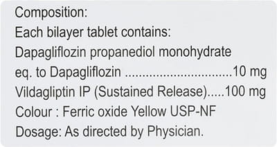 Zomelis D 10/100mg Strip Of 10 Tablets