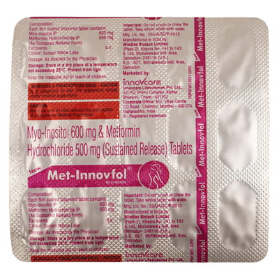 New Met Innovfol Strip Of 15 Tablets