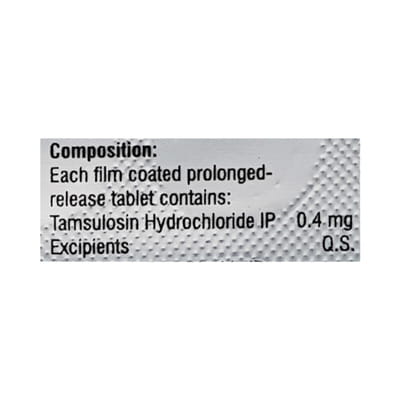 Tamdosin 0.4mg Strip Of 15 Tablets