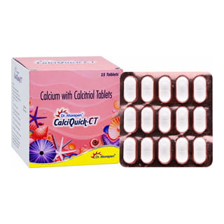 Calciquick Ct Strip Of 15 Tablets