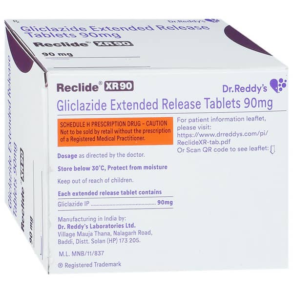 Reclide Xr 90mg Strip Of 15 Tablets